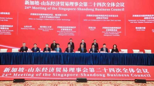 深化大开放 拓展大招商 山东打造对新加坡合作排头兵经济贸易洽谈会